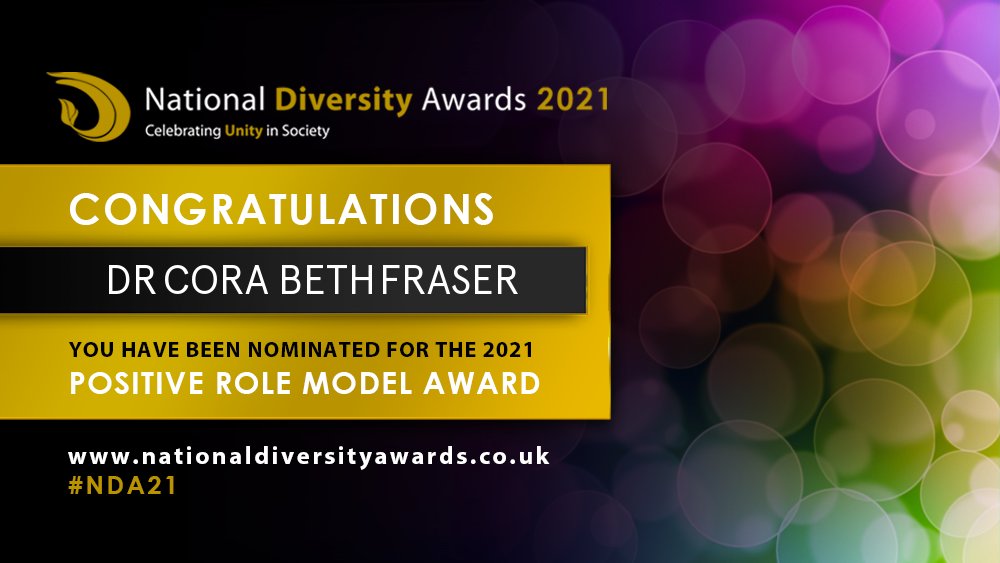 National Diversity Awards 2021 nomination